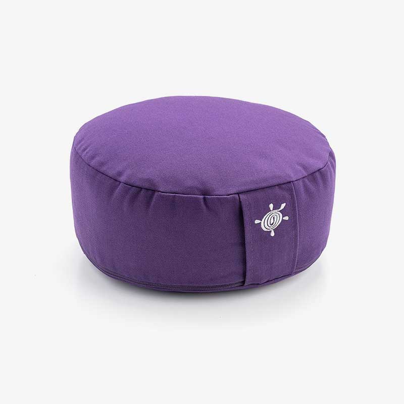 Mindful & Modern Grand coussin de méditation | Zafu Traversin de yoga de  méditation | Coussin rond rempli de coque de sarrasin avec housse amovible