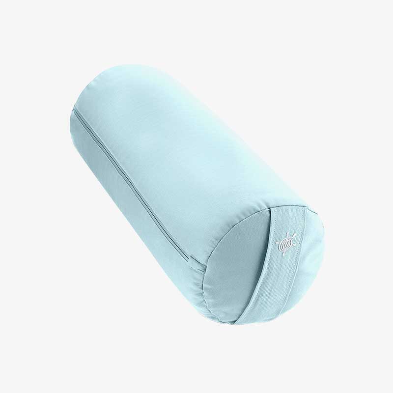 Mini Traversin De Yoga En Kapok Bio - 32x12 Cm, Coton Biologique, Pour étirements Et Soutien Dos/tête