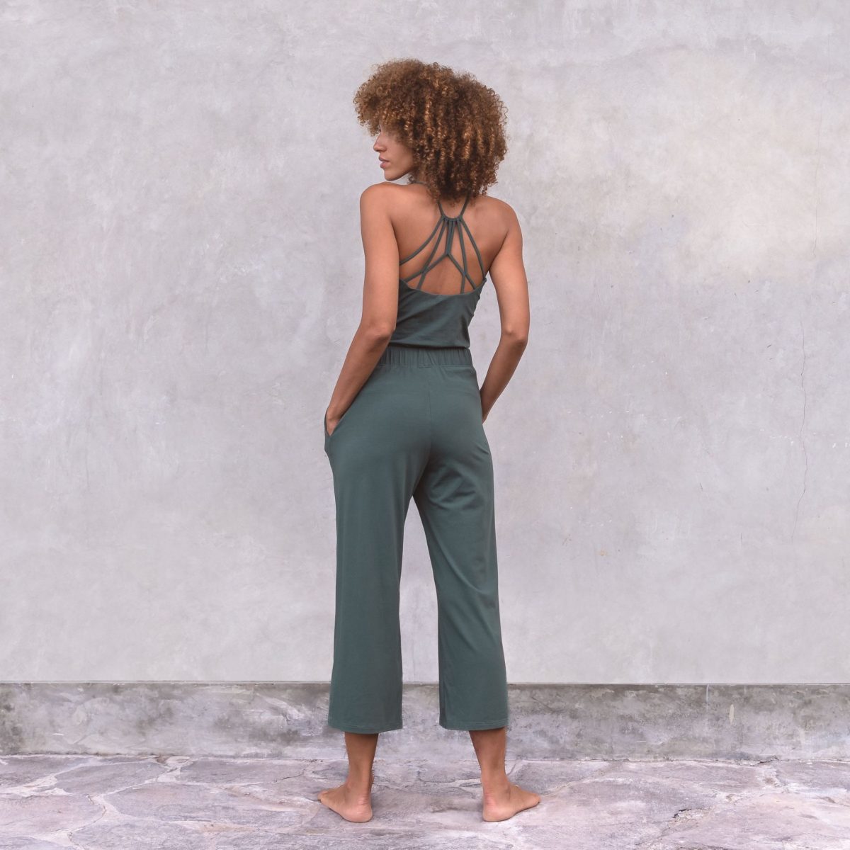 TOP lacé_coton bio_brassière intégrée - Image 13