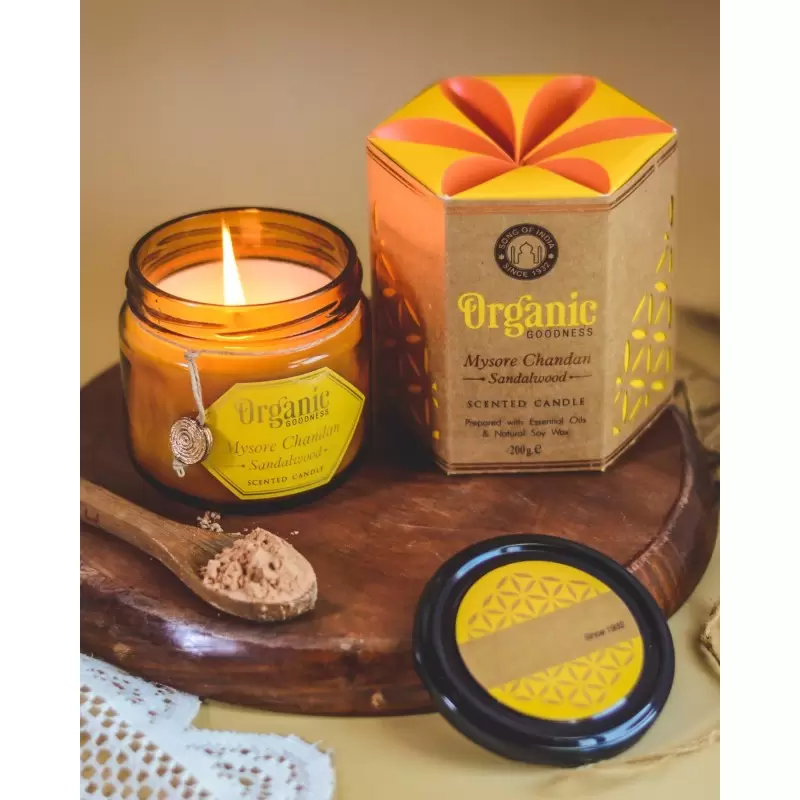 Bougie odorante cire de soja - Organic Goodness