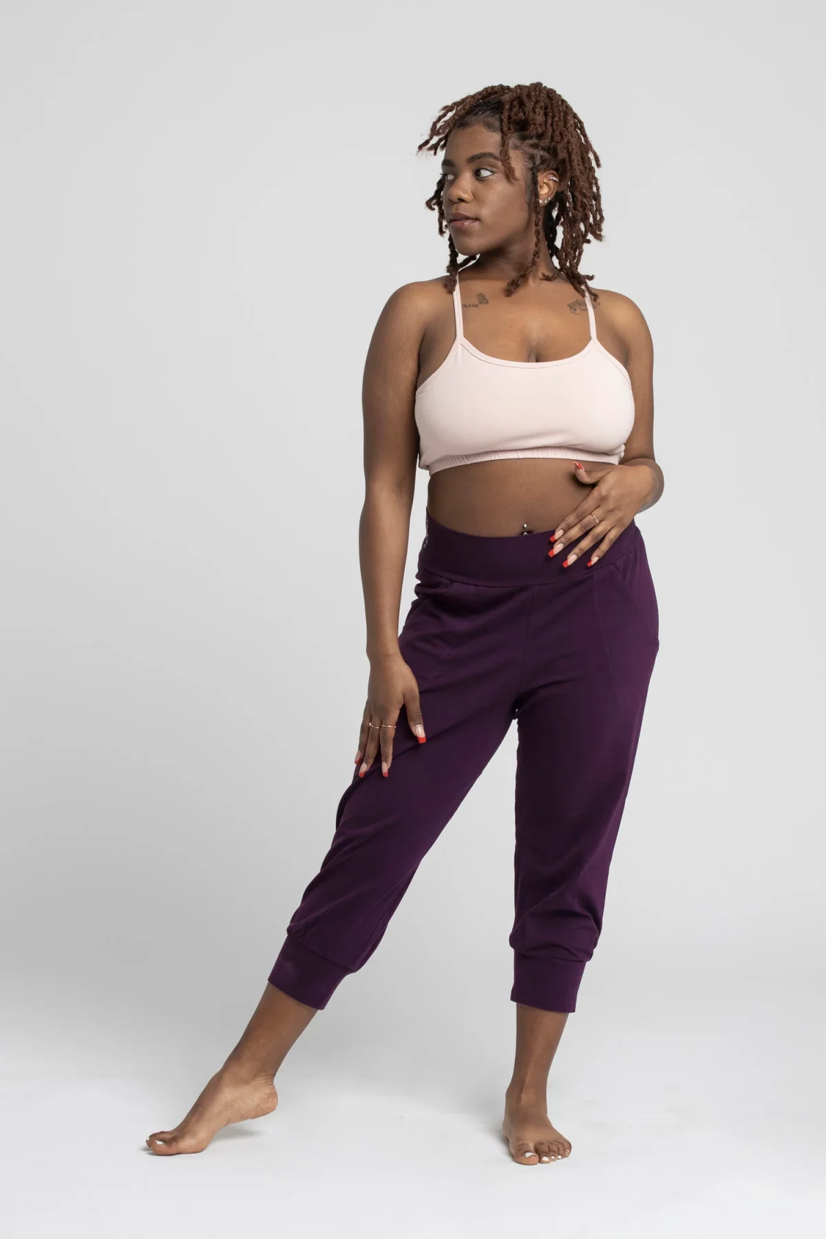 Ripple Yoga Wear - Capri Pants - modal