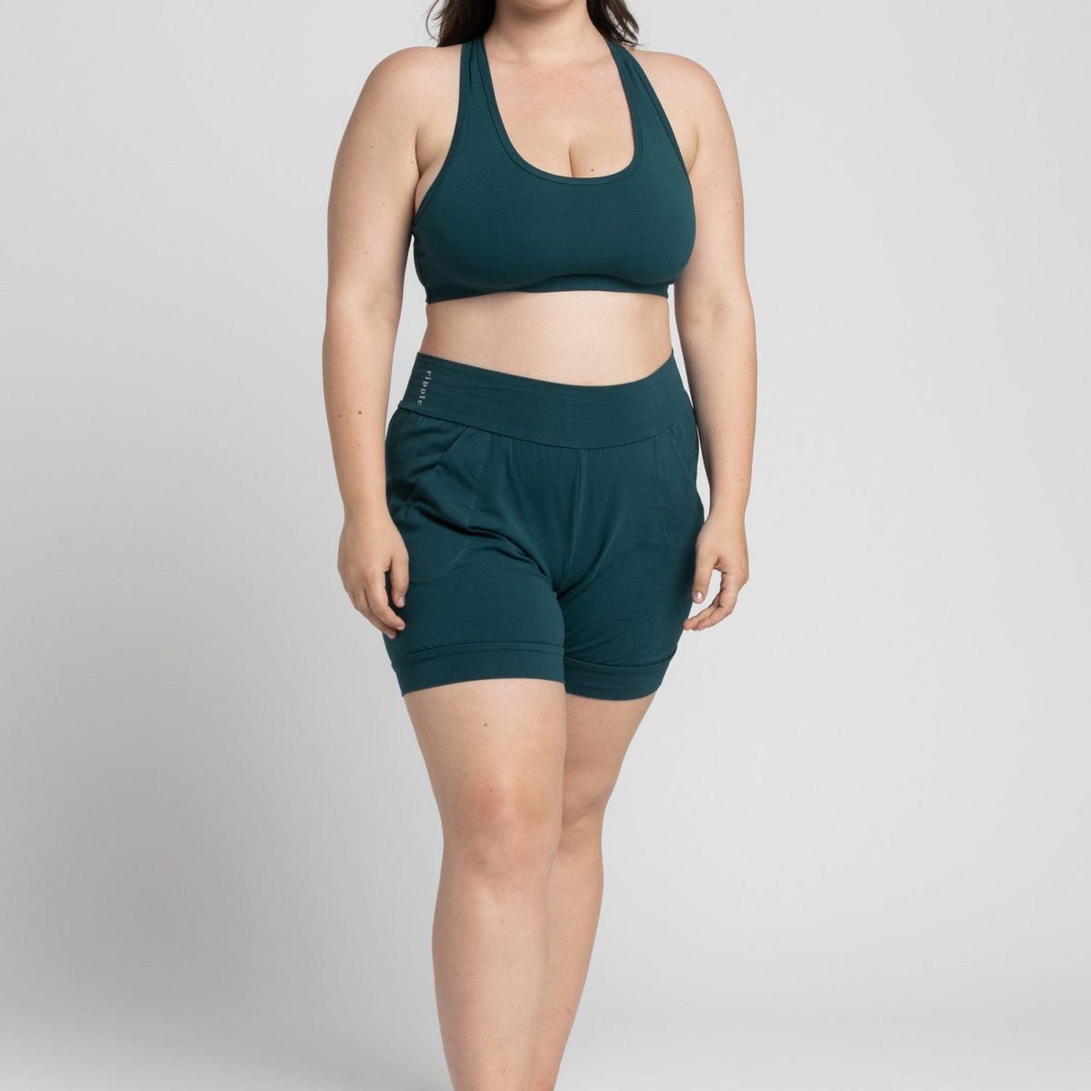 Ripple Yoga Wear - Organic Cotton Slouchy Shorts - Image 5