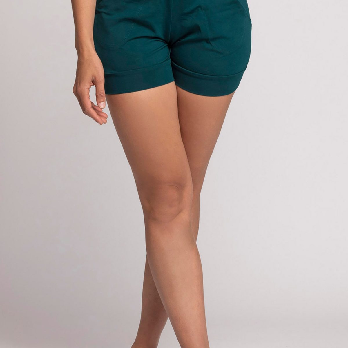 Ripple Yoga Wear - Organic Cotton Slouchy Shorts - Image 2