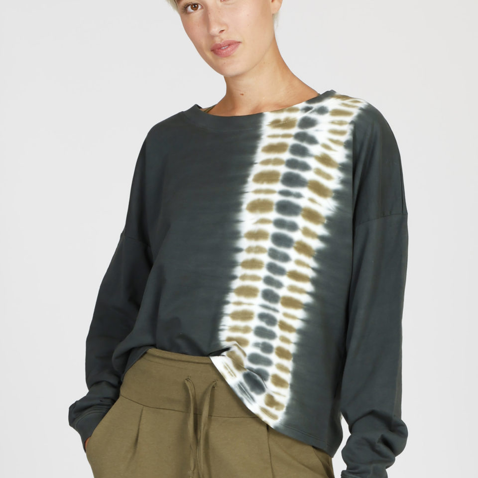 Batik Sweater seaweed