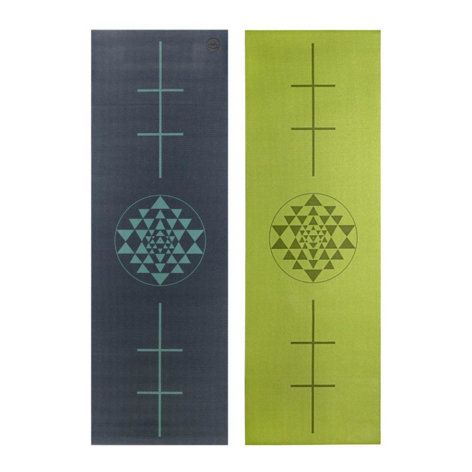 Tapis imprimé Yantra/Alignement - Leela (183 cm x 60cm) PVC
