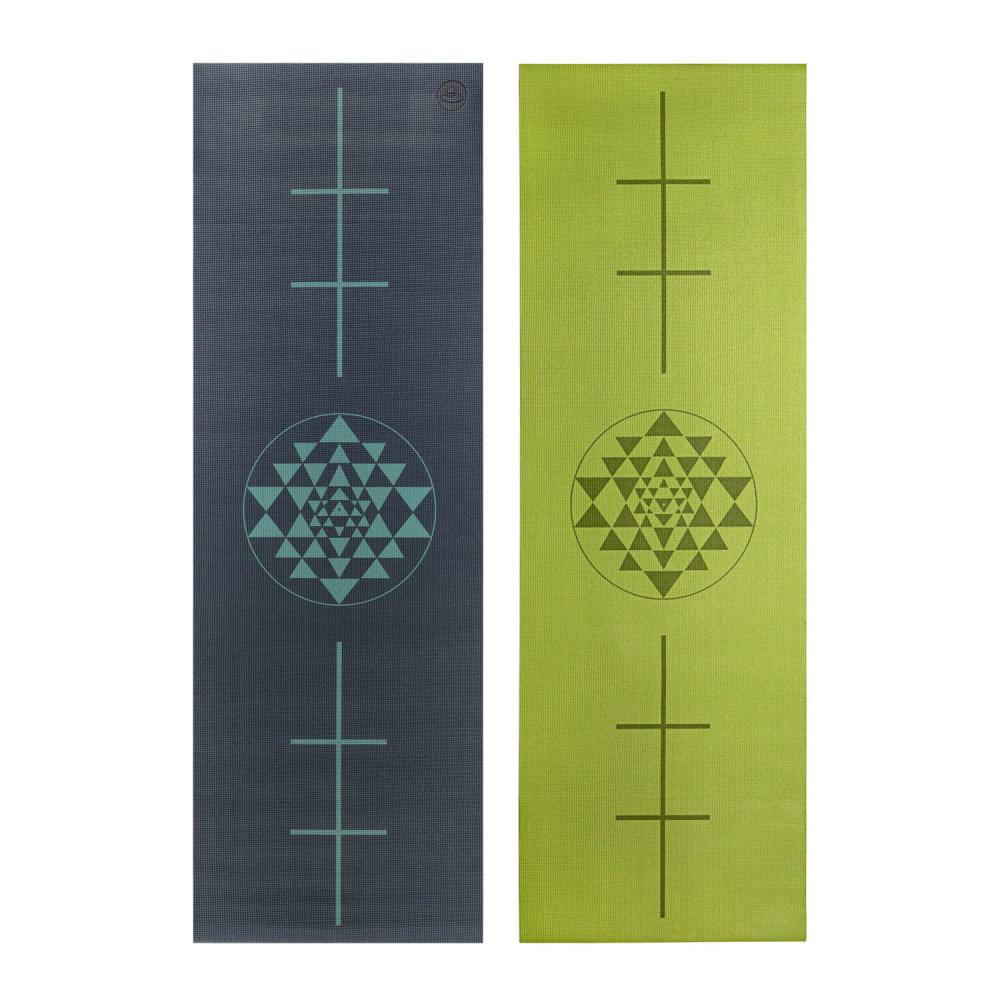 Tapis imprimé Yantra/Alignement - Leela (183 cm x 60cm) PVC