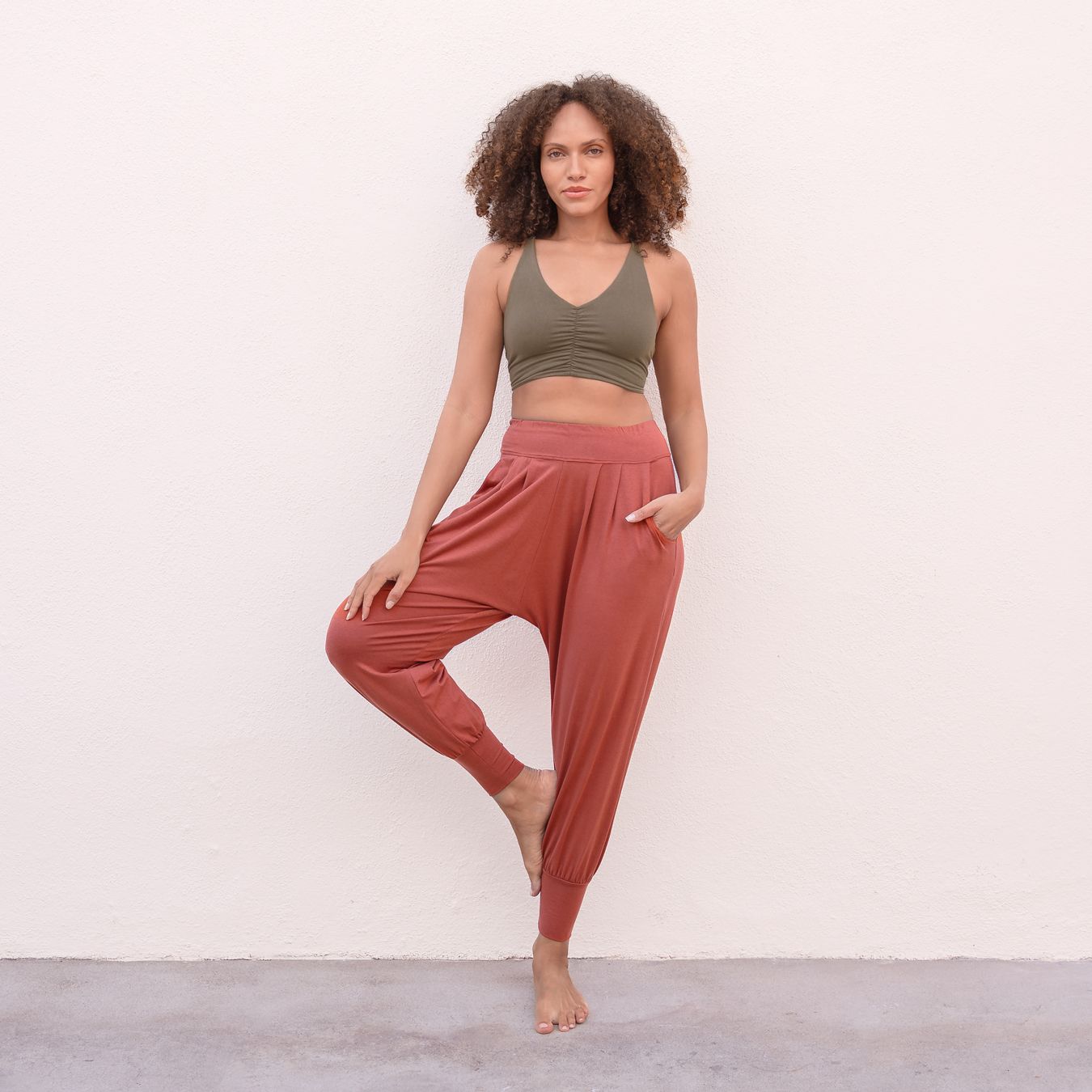 Pants Megan style sarouel (tencel)