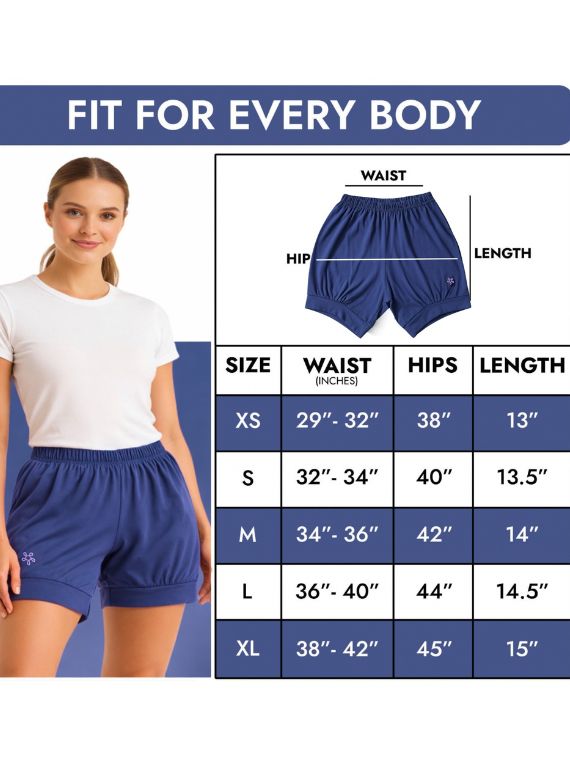 Short pour Yoga Iyengar (100% coton) - Image 2
